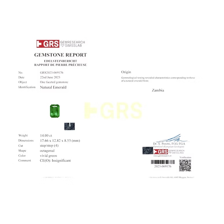 GRS Certificate